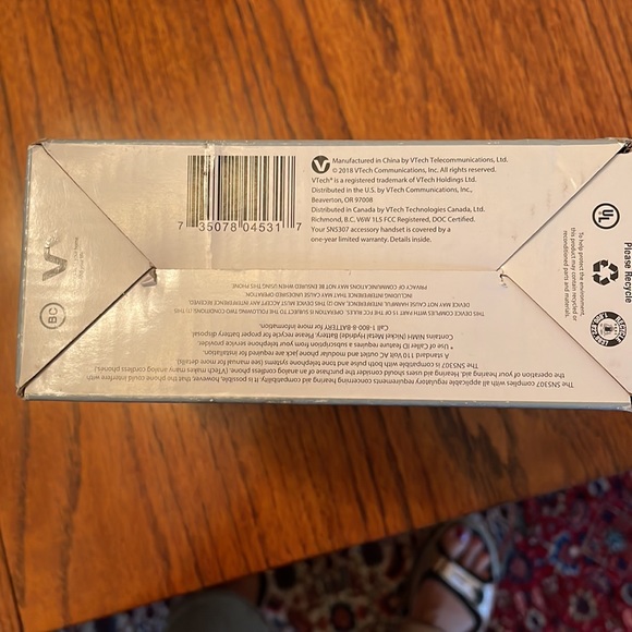 Vtech cordless senior phone set - Picture 5 of 5